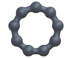 Dorcel Maximize - silikónový krúžok na penis, šedý, pre väčšie potešenie