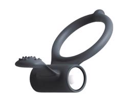 Dorcel Power Clit - vibračný penisový krúžok (čierny)