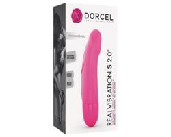 Dorcel Real Vibration S 2.0 - dobíjací vibrátor (ružový)