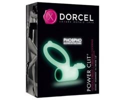 Dorcel - Svietiaci vibračný erekčný krúžok (biely)