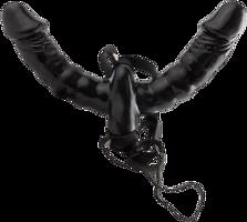 Double Delight Strap-On-Vibrator