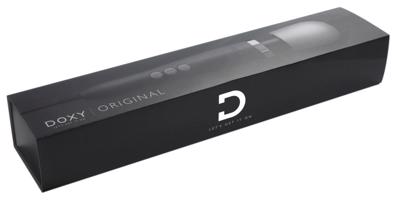 Doxy Wand Original - sieťový masážny vibrátor (čierny)