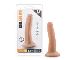 Dr. Skin 5,5 - realistické dildo s prísavkou - prírodné (14cm)