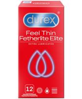 Durex Feel Thin Extra Lubricated - tenké kondómy (12 ks)