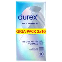 Durex Invisible Extra Sensitive - extra tenké kondómy (2x10 ks)