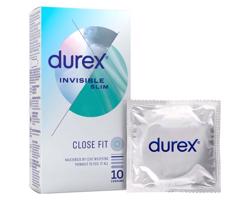 Durex Invisible Slim - tenké kondómy (10 ks)