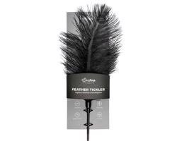 EasyToys - Dlhé pierko na hladkanie (čierne)