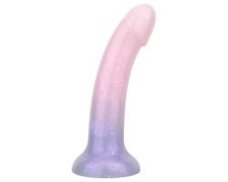 EasyToys Mermaid - trblietavé dildo - 19cm (ružové)
