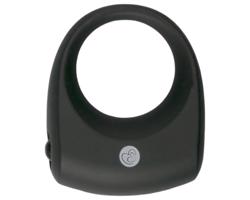 Easytoys - vibračný erekčný krúžok (čierny)