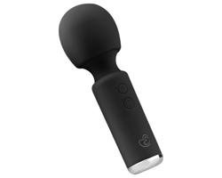 Easytoys Wonder Wand - nabíjací, mini masážny vibrátor (čierny)