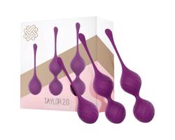 Engily Ross Taylor 2.0 - 3-dielna sada gejšských guličiek (fialová)