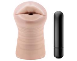 Enlust Nicole - Vibrátorické ústa s MI obrázkami (prírodné)