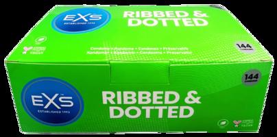 EXS Ribbed and Dotted, 144 pcs
