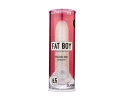 Fat Boy vrúbkovaná nadstavba (17 cm) - biela