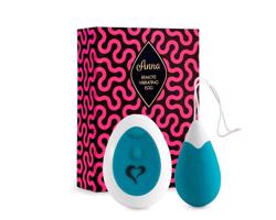 FEELZTOYS Anna - nabíjateľné, bezdrôtové vibračné vajíčko (zelené)