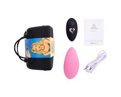 FEELZTOYS Bezdrôtový vibračný stimulátor na nohavičky (ružový)