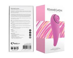 FEELZTOYS Femmegasm - nabíjateľný 2v1 klitorisový vibrátor (ružový)