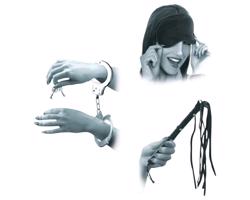 Fetiš Milovníkova Fantázia - BDSM štartovacia sada - 3 ks