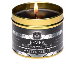Fever - čierna parafínová sviečka (120 g)