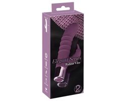 Fialový Rabbit Vibe - nabíjací vibrátor s drážkou na G-bod