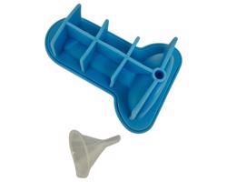 Forma na ľadové kocky v tvare penisu (modrá)