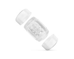 FPPR. - obojstranný masturbátor - vagína & ústa (priehľadný)