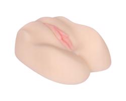 FWB - Ellen Rogers umelá vagína a zadoček s vibrátorom (prírodný)