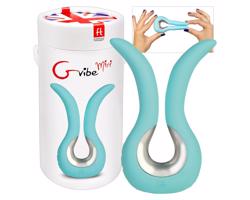 G-vibe Mini - Silikónový vibrátor s USB (mentolová)