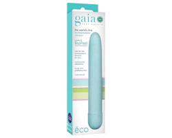 Gaia Eco L - ekologická tyčová vibračná pomôcka (modrá) - veľká