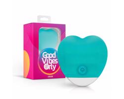 Good Vibes Oron - akumulátorový, srdiečkový stimulátor klitorisu (tyrkysový)
