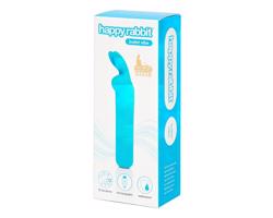 Happyrabbit Bullet - nabíjací zajačikový tyčový vibrátor (modrý)