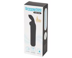 Happyrabbit Bullet - nabíjateľný zajačí vibrátor (čierny)