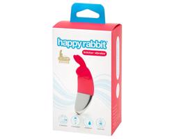 Happyrabbit Knicker - akumulátorový vibrátor pre klitoris (červený)