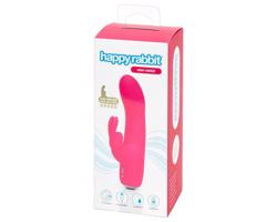 Happyrabbit Mini Zajačik - nabíjací vibrátor (ružový)