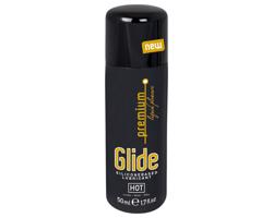 HOT Premium Glide - silikónový lubrikačný gél (50ml)