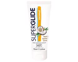 HOT Superglide Kokos - jedlý lubrikant (75 ml)