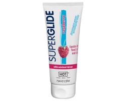 HOT Superglide Malina - jedlý lubrikant (75 ml)