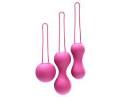 Je Joue Ami - 3-dielna súprava venušiných guličiek (ružová)