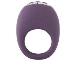 Je Joue Mio - dobíjací, vodotesný, vibračný erekčný krúžok (fialový)