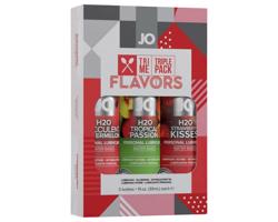 JO System Flavors - sada aromatických lubrikantov (3x30ml)