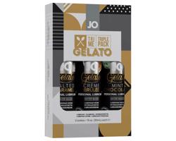 JO System Gelato - set ochutených lubrikantov (3x30ml)