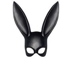 Jogestyle - zajačiková maska (čierna)