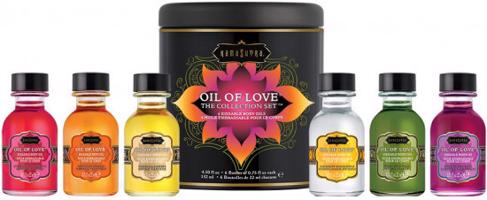KamaSutra súprava zbozkávateľných olejov – Warm Kisses Of Love