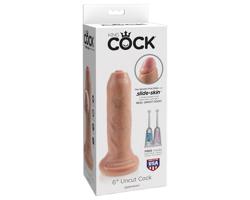 King Cock 6 - realistický dildo (15 cm) - naturálny