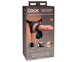 King Cock Elite Deluxe - nastaviteľná dildová sada