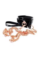 KINKY DIVA O-RING OBROKÁČIK + VODIDLO ČIERNA/ZLATÁ