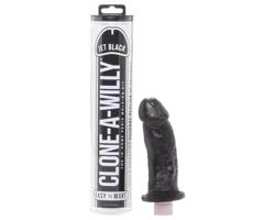 Klón tvojho willyho - set s vibrátorom (čierny)