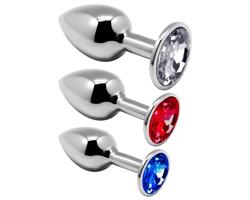 Kovová análna sada Alive - Strieborná rozkoš odhalená!