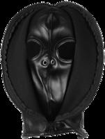 Koženková maska Zip-up Bondage