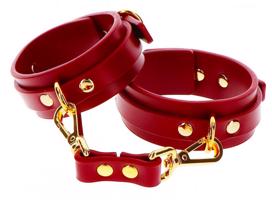 Koženkové putá na nohy Luxury Bondage